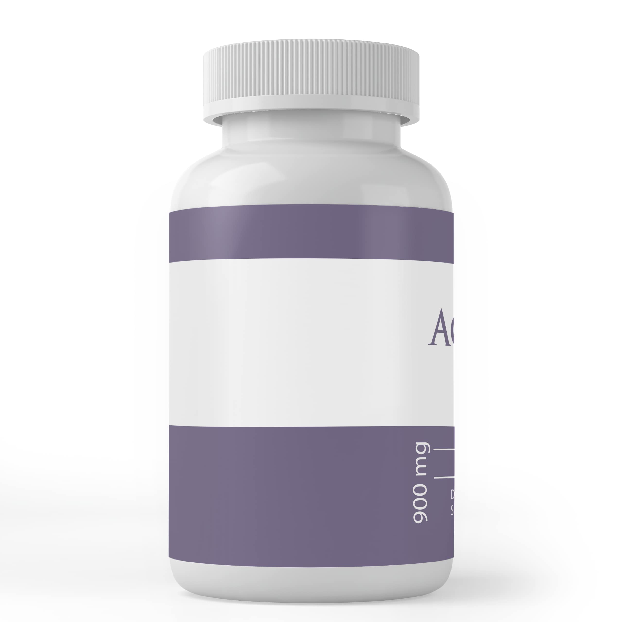 Close-up of Acai Berry capsules showing no additives
