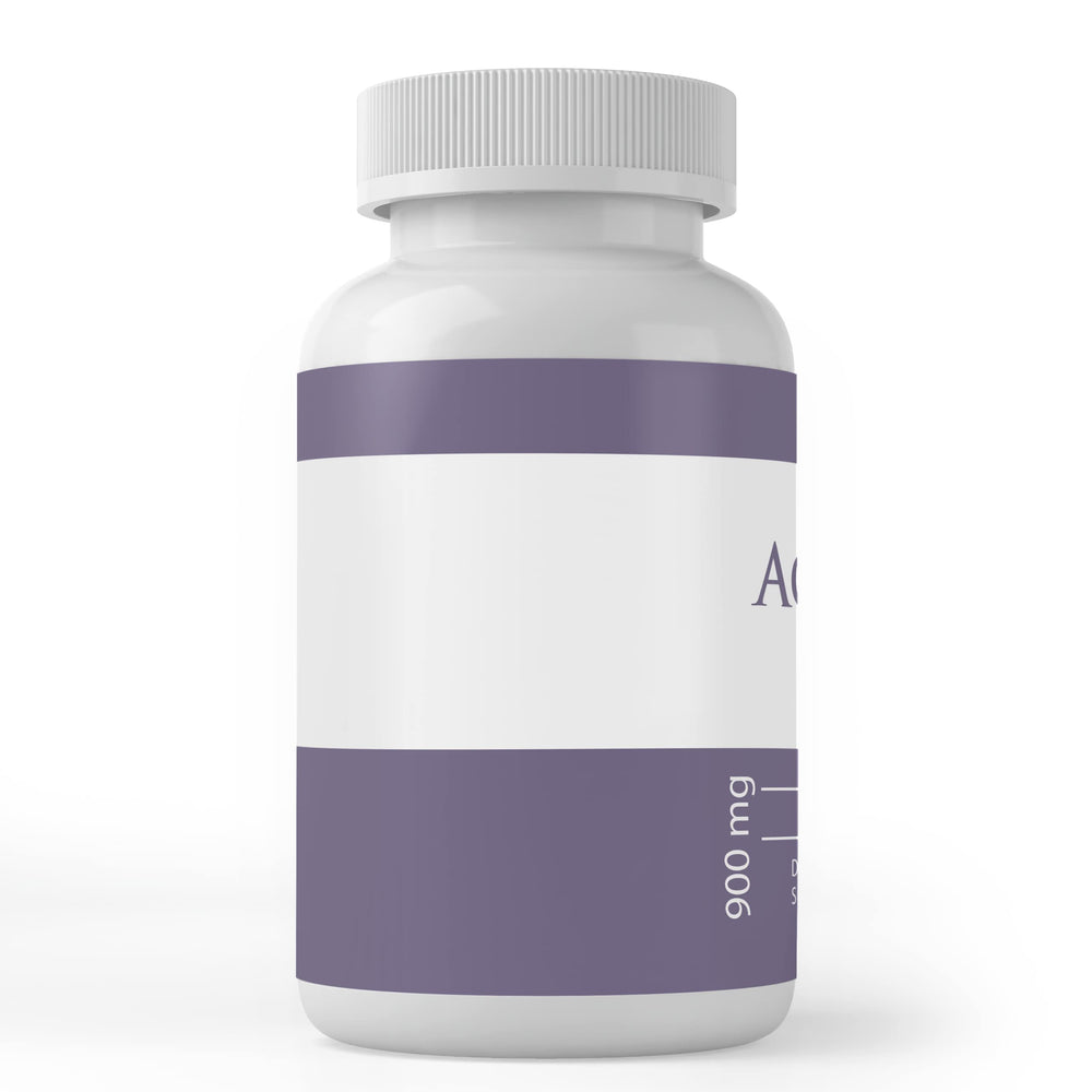 Close-up of Acai Berry capsules showing no additives