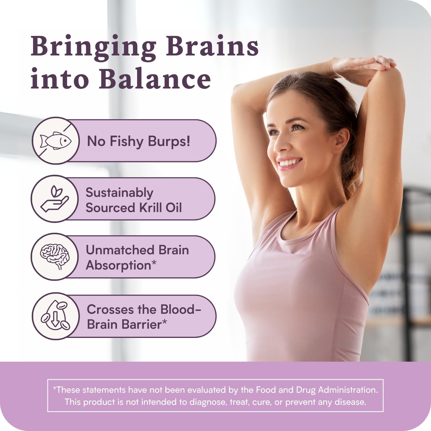 Accentrate Omega-110 capsules on spoon showing precise daily dosage