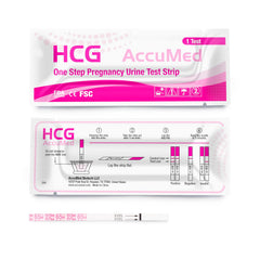 Lay the pregnancy test strip flat for 5 minutes
