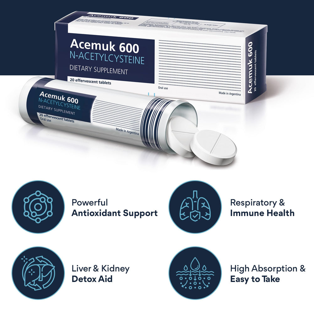 NAC 600mg liver detox support illustration