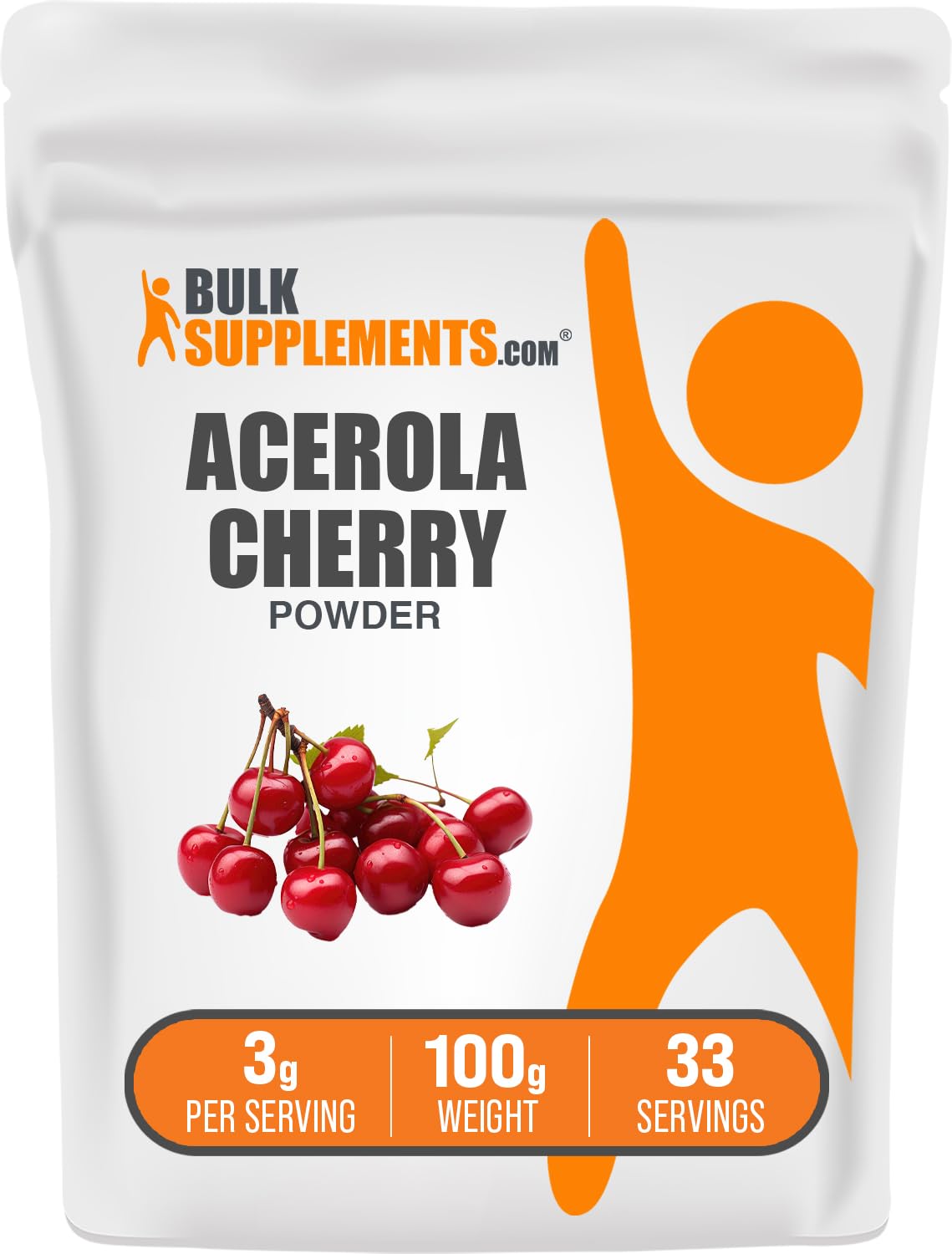 Acerola Cherry Powder 100g container front view