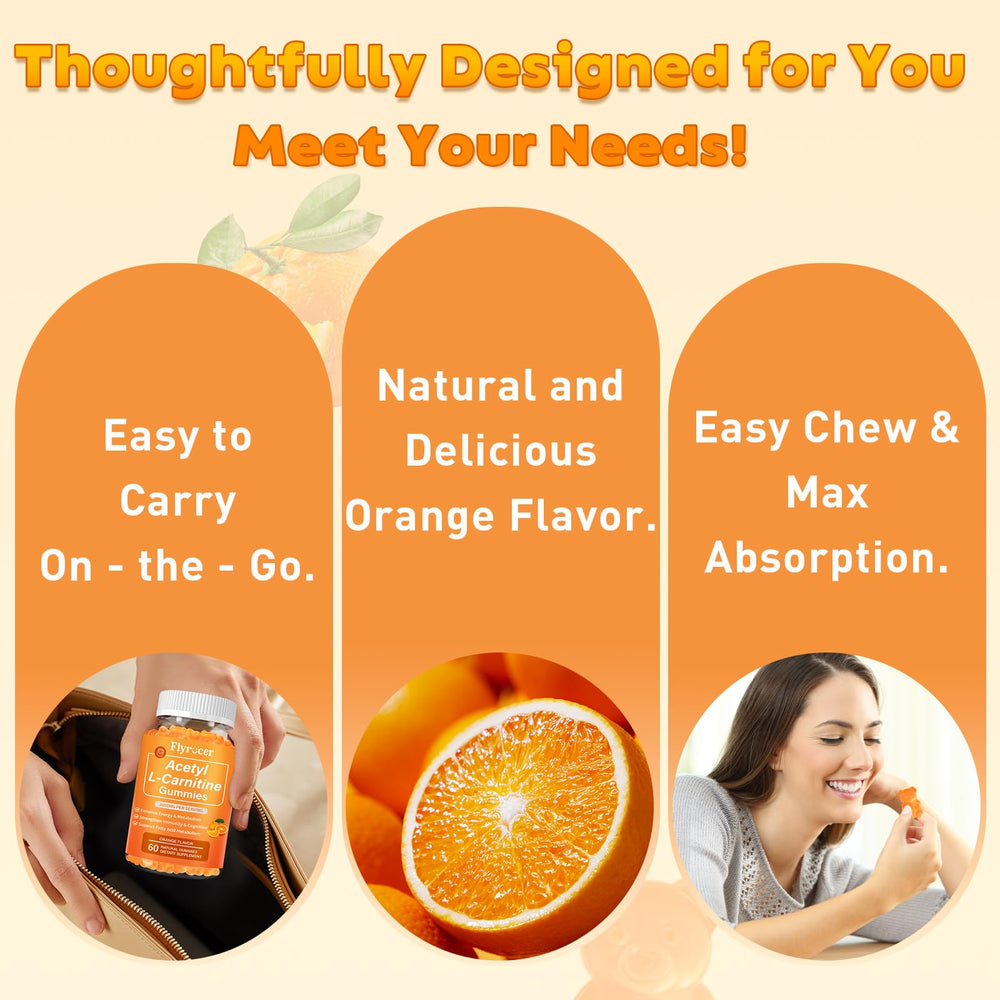 Ingredients panel for Acetyl L-Carnitine Gummies