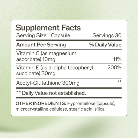 Acetyl-glutathione shown to aid absorption