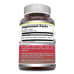 Serving size of Acetyl L-Carnitine 1000 mg per tablet