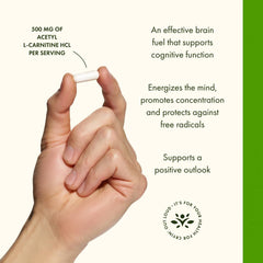 Acetyl L-Carnitine capsules in bottle