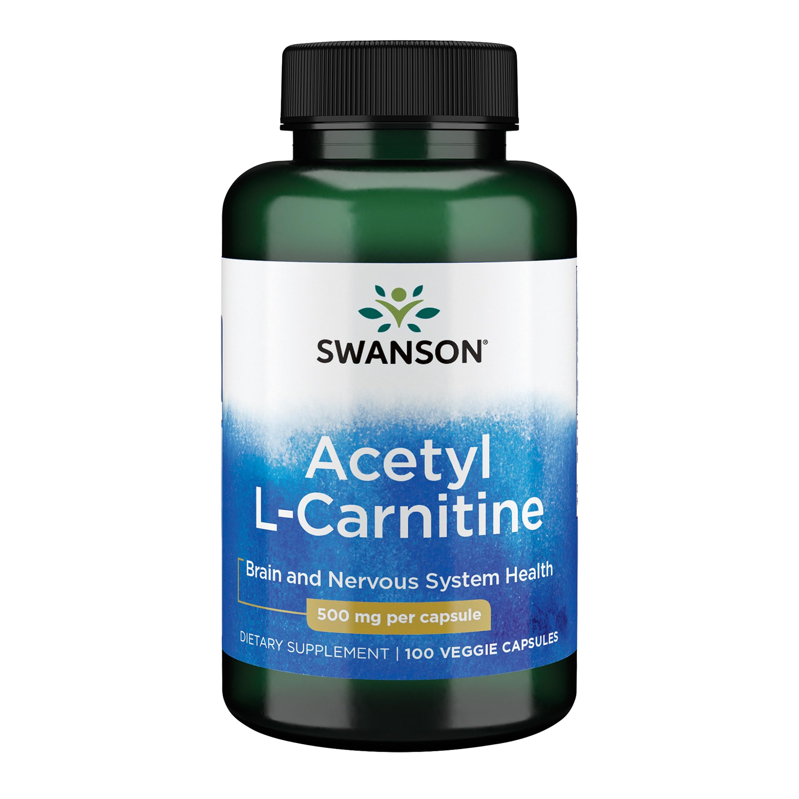 Swanson Premium Acetyl L-Carnitine 500 mg bottle (hero image)