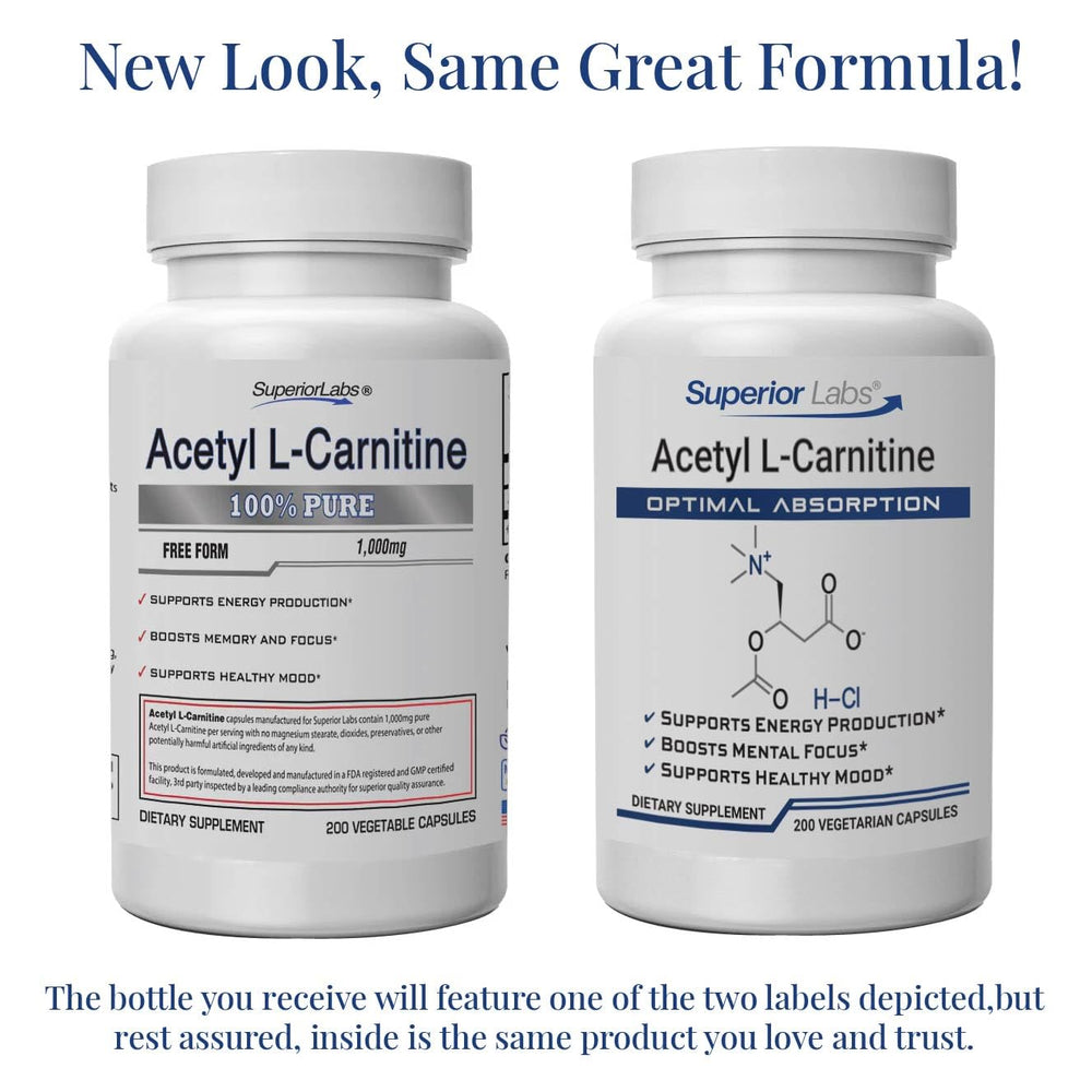 Close-up of Acetyl L-Carnitine 500 mg vegetarian capsules
