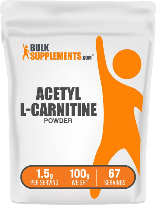Acetyl L-Carnitine Powder 100g front view