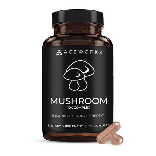 ACEWORKZ 10 Mushroom Complex bottle