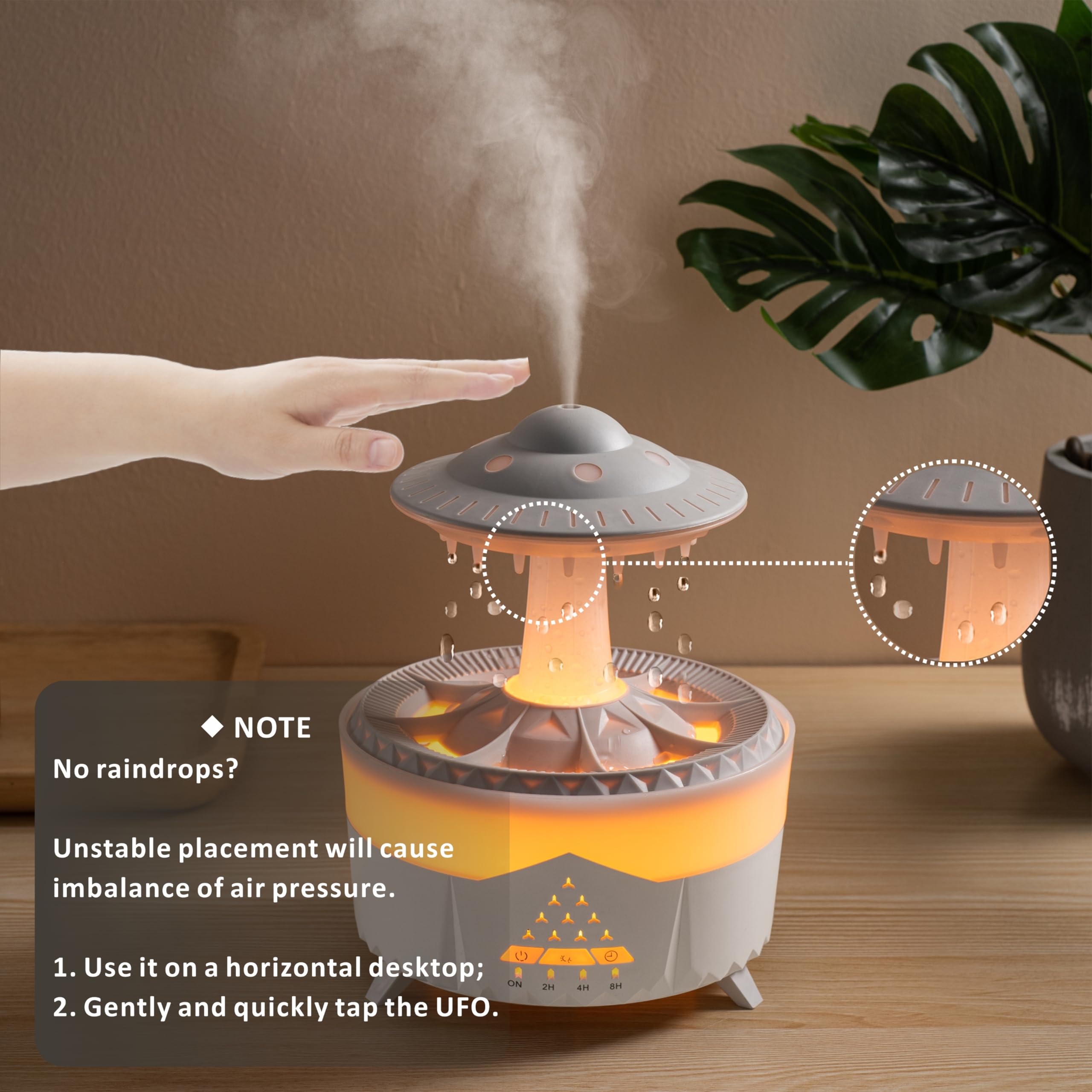 AChoice4U diffuser auto-off safety feature in Black