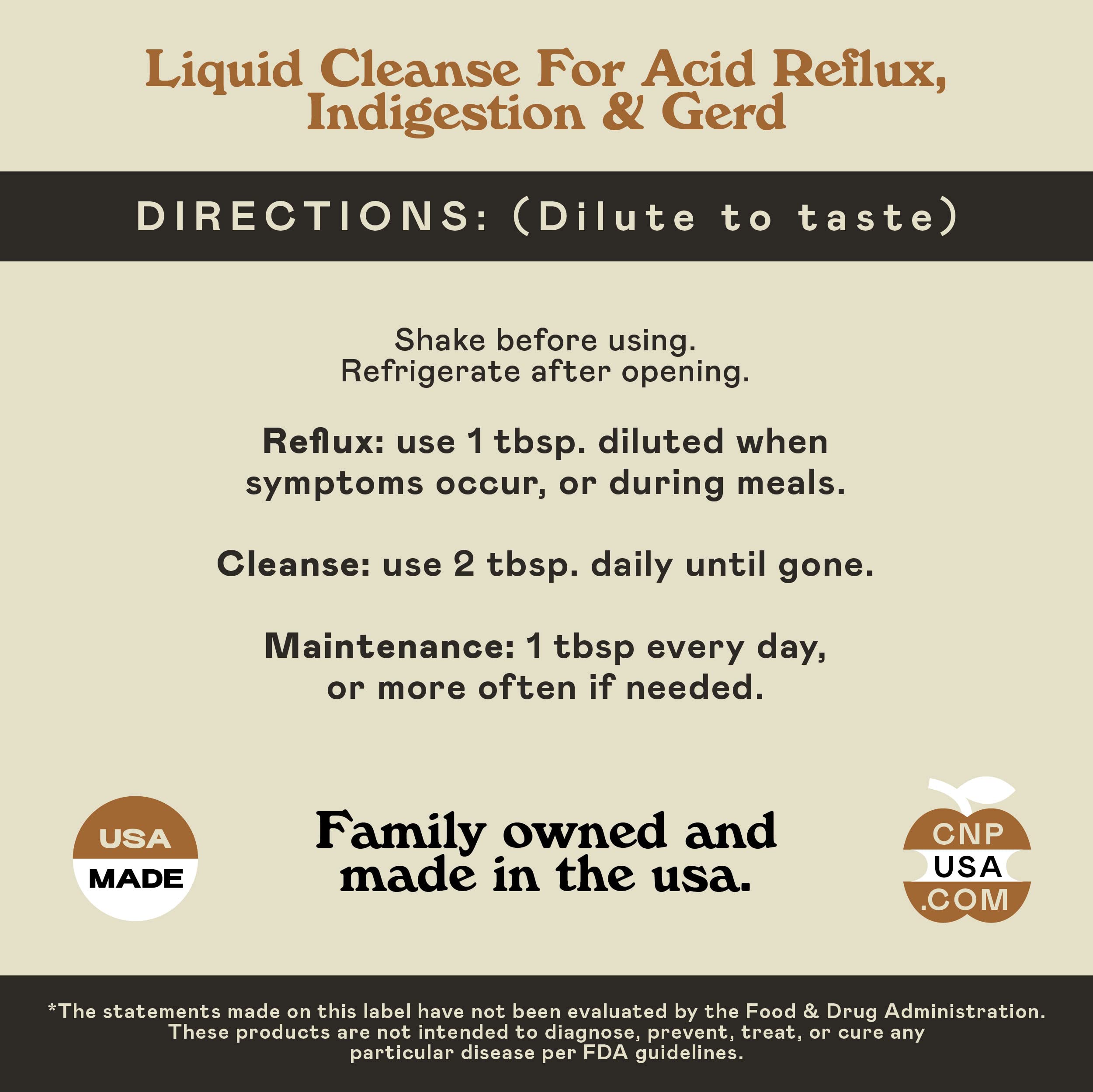 Acid Reflux Complete liquid pour—smooth, easy-to-take serving for daily use.