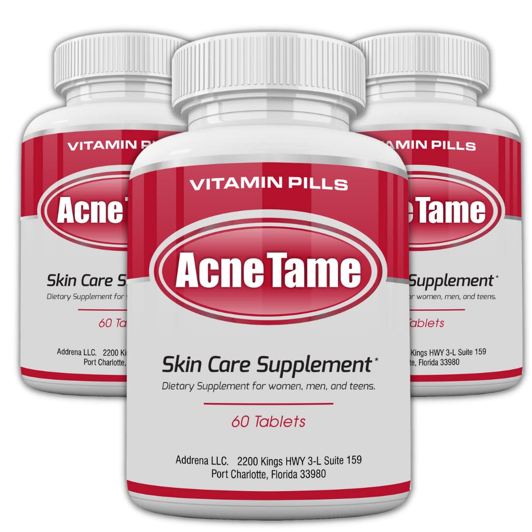 Acnetame Acne Pills 3-Pack hero