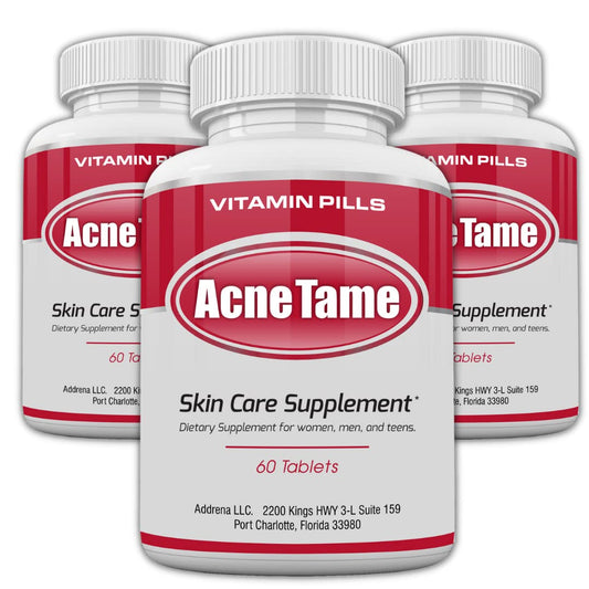 Acnetame Acne Pills 3-Pack hero