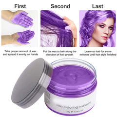 Acosexy purple kids temporary wax dye for gentle, washable fun.