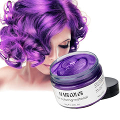 Acosexy purple temporary hair color wax dye boosts bold cosplay looks.