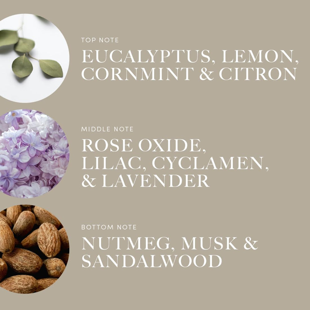 Fragrance oil drop on glass surface