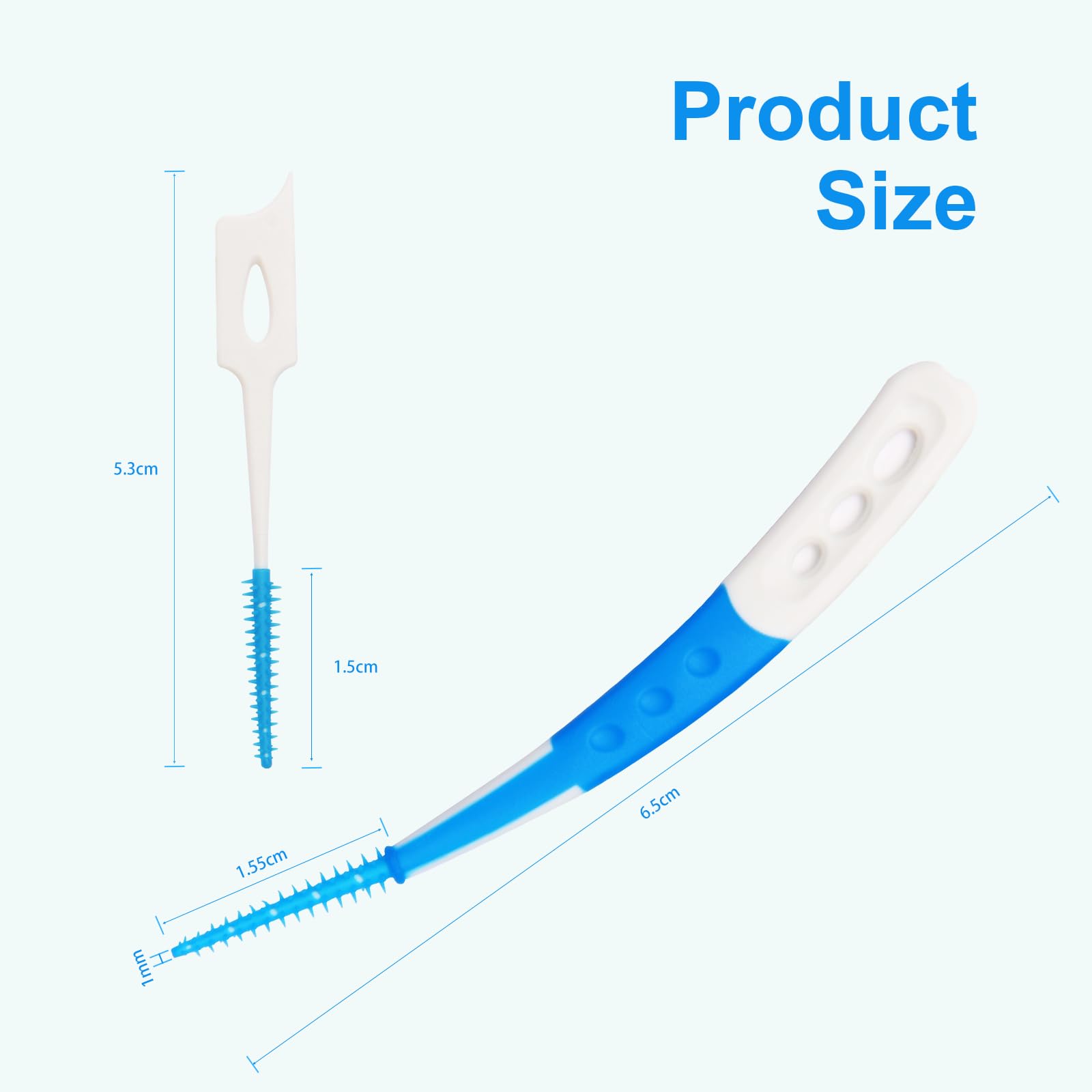 Soft gel brush heads close-up