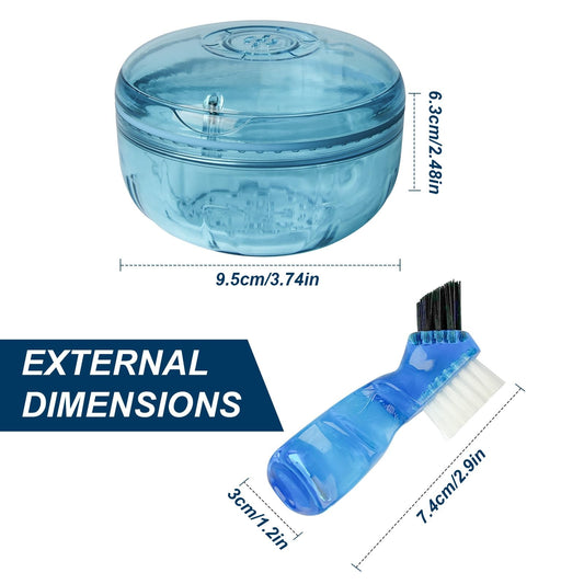 Top vents on ACSKD denture cup for air circulation