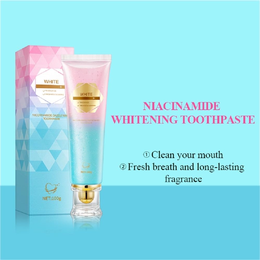 Acssart Niacinamide Toothpaste 2pcs back packaging view