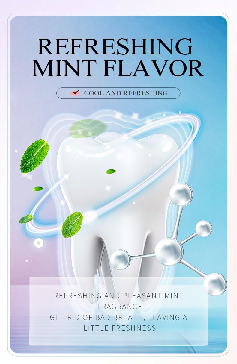 Toothpaste formula with natural mint extracts