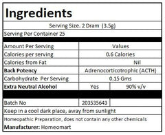 On-the-go ACTH homeopathy pellets – portable packaging