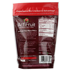 Whole cranberry nutrients concept visual