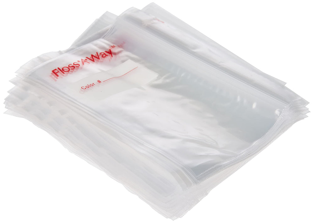 White write-on area for color number on the organizer