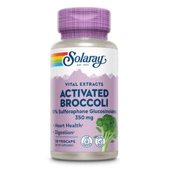 SOLARAY Activated Broccoli Seed Extract bottle 350 mg with 30 servings
