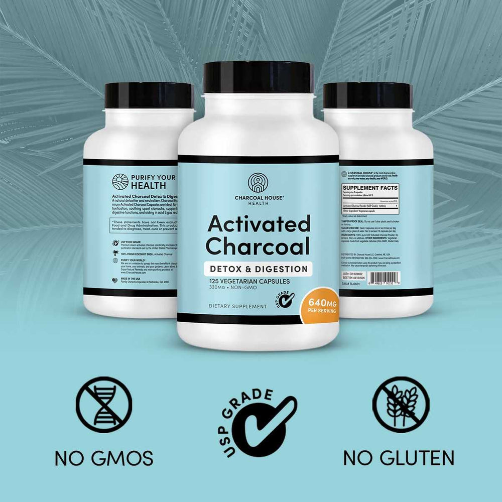 Gluten-free, non-GMO vegetable cellulose capsules used for this product