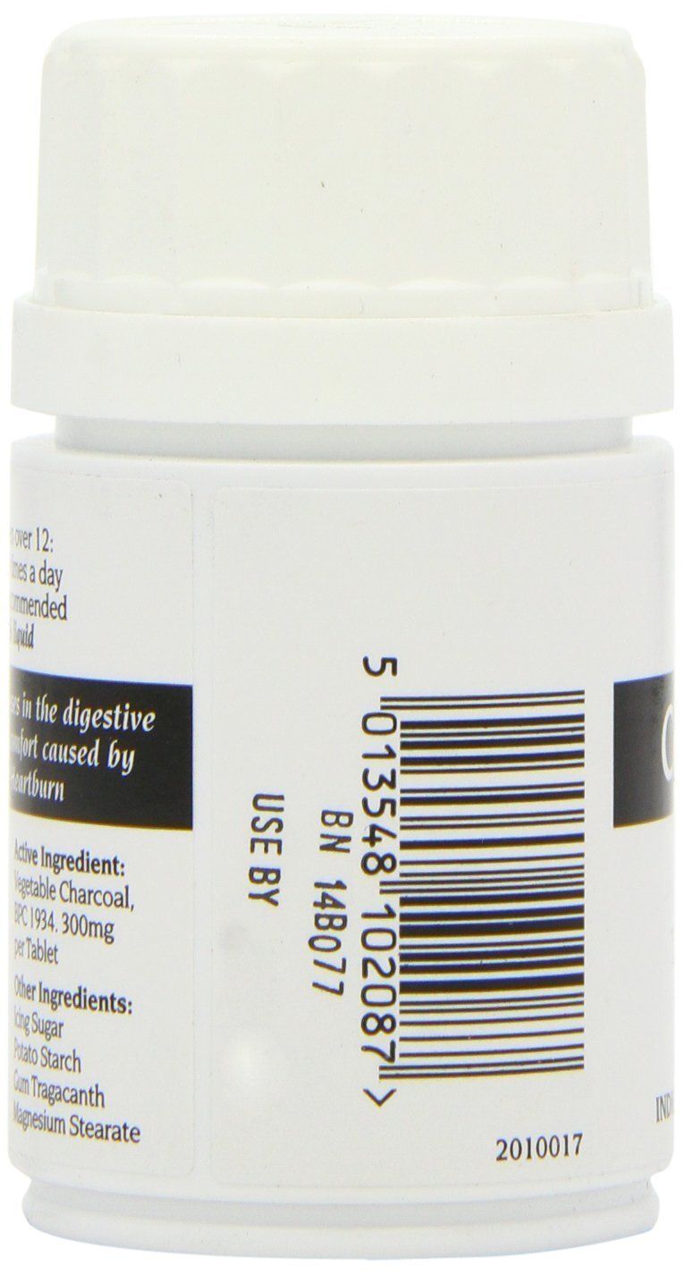 Activated charcoal derived from coconut shells, UK-manufactured by Bragg's
