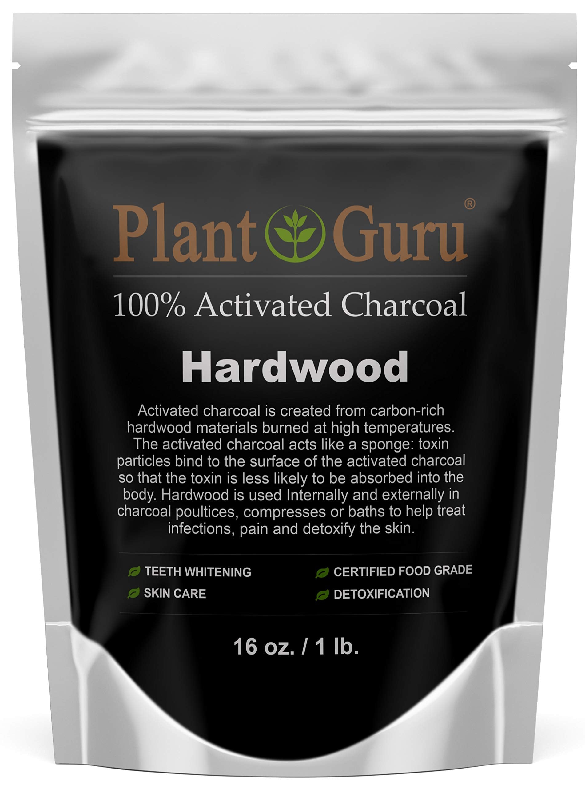 Activated charcoal powder 1 lb hardwood bag