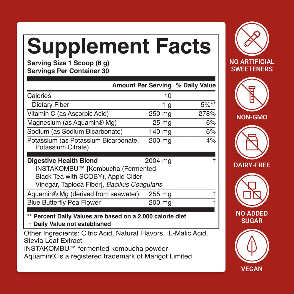 ActivatedYou Daily Digestive Tonic scoop ready to measure for easy daily use.
