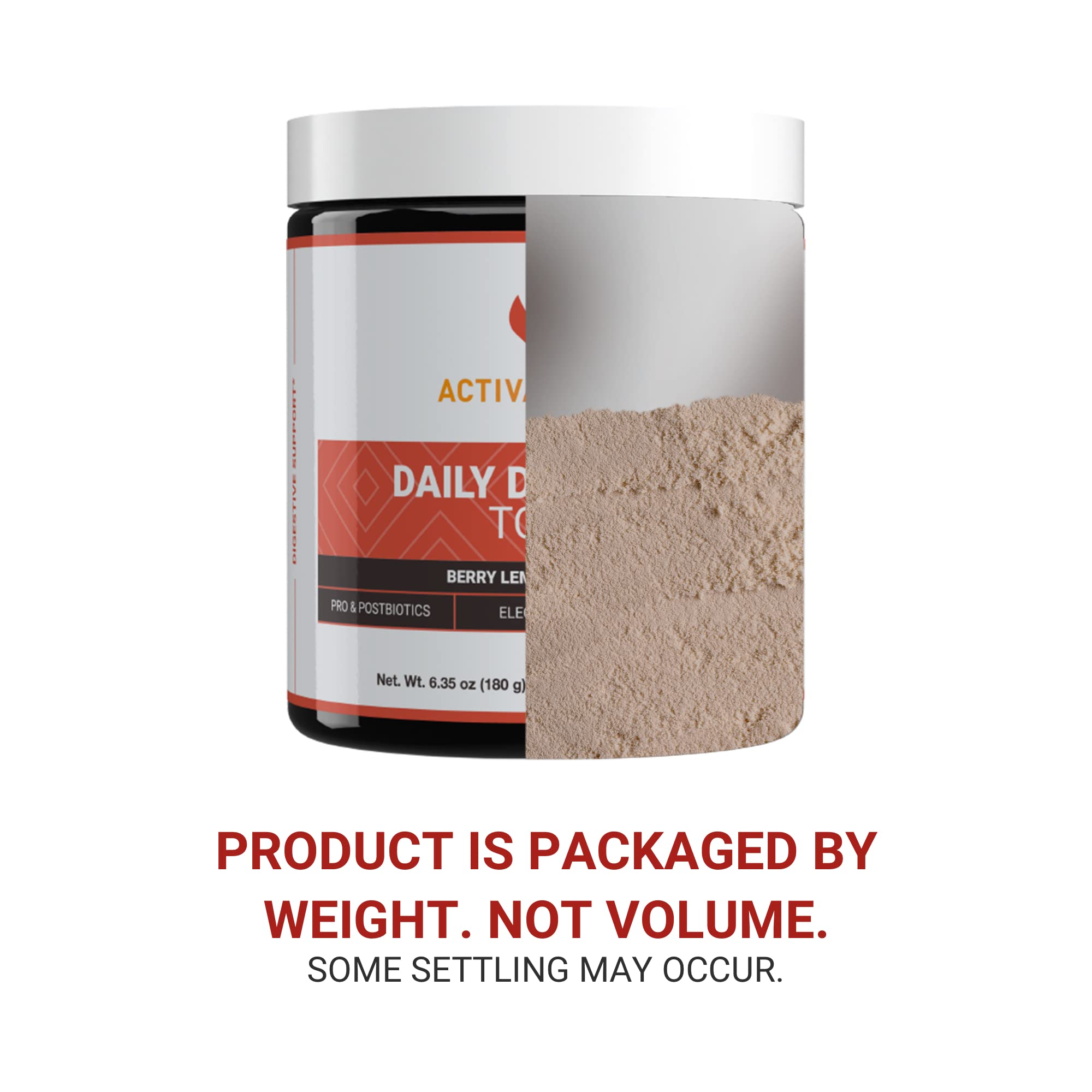 ActivatedYou Daily Digestive Tonic bottle on a counter encouraging a simple daily ritual.