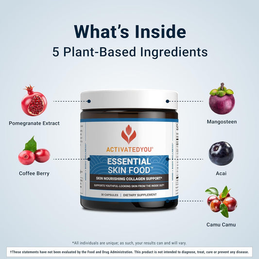 Three-pack Essential Skin Food packaging for 90-day supply