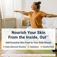 ActivatedYou Essential Skin Food ingredients include pomegranate, vitamin C, and coffee berry for nourished-looking skin.