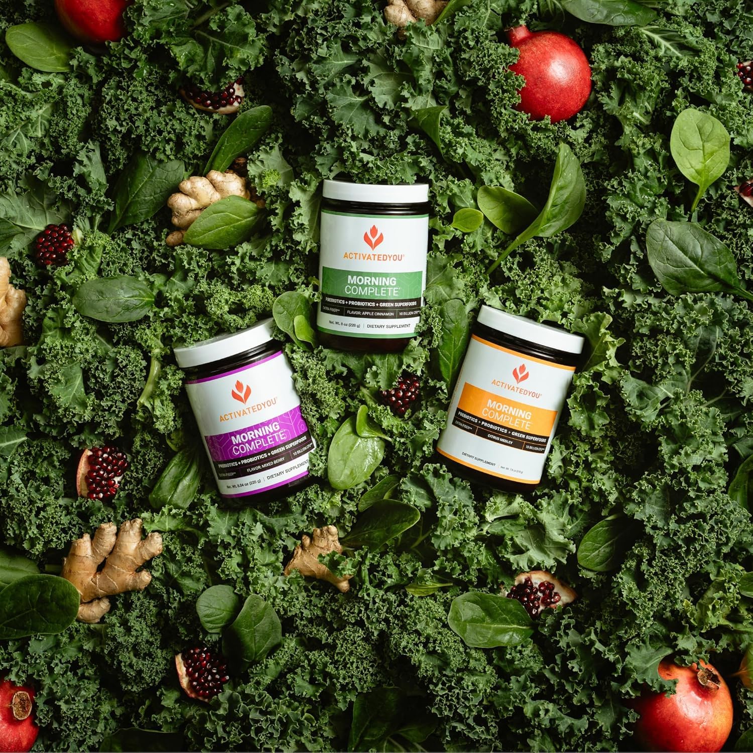 ACTIVATEDYOU Morning Complete antioxidants mix in glass for daily resilience.