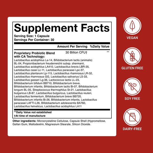 Close-up of Restorative Probiotic capsule