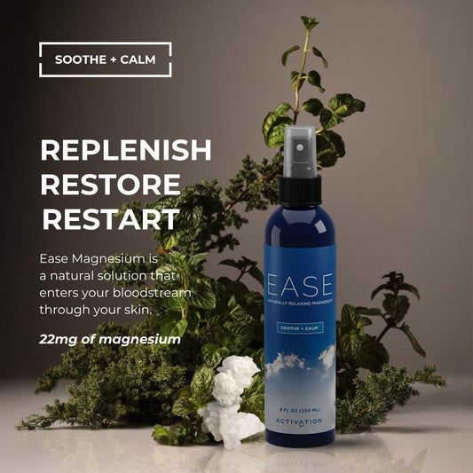 Activation Ease Magnesium Spray packaging