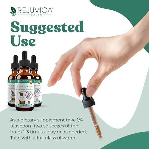 Active Adrenal bottle with dropper for dosing