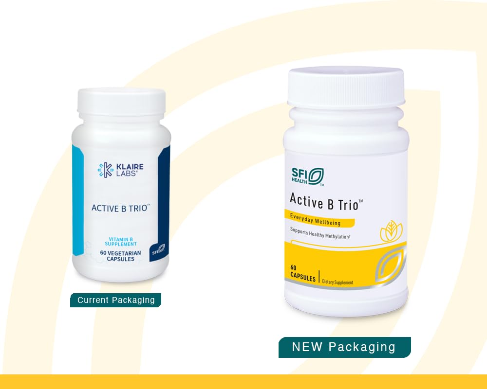 Close-up of methylated B vitamins B6, B12 (methylcobalamin) and folate