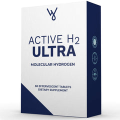 Active H2 Ultra Hydrogen Water Tablet dissolving in water