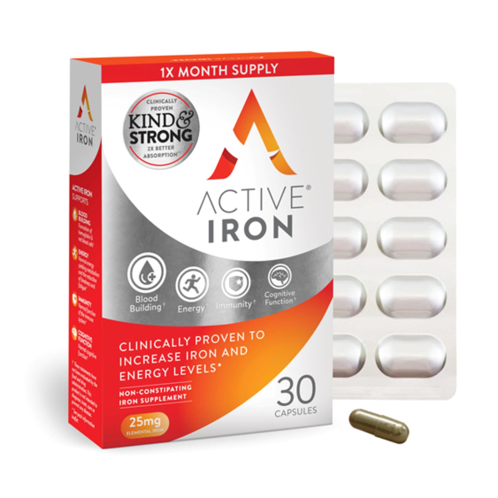 Active Iron 25mg bottle front view