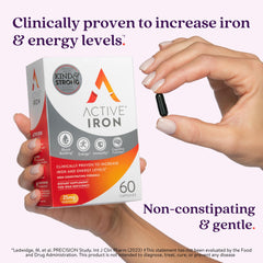 Clinically proven 94% increase in iron in 6 weeks