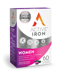 Active Iron Women’s Multivitamin bottle with 30 capsules