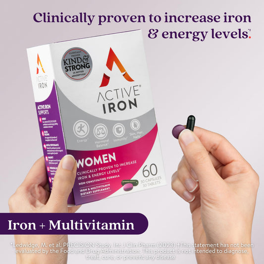 Product packaging for Active Iron Women’s Multivitamin