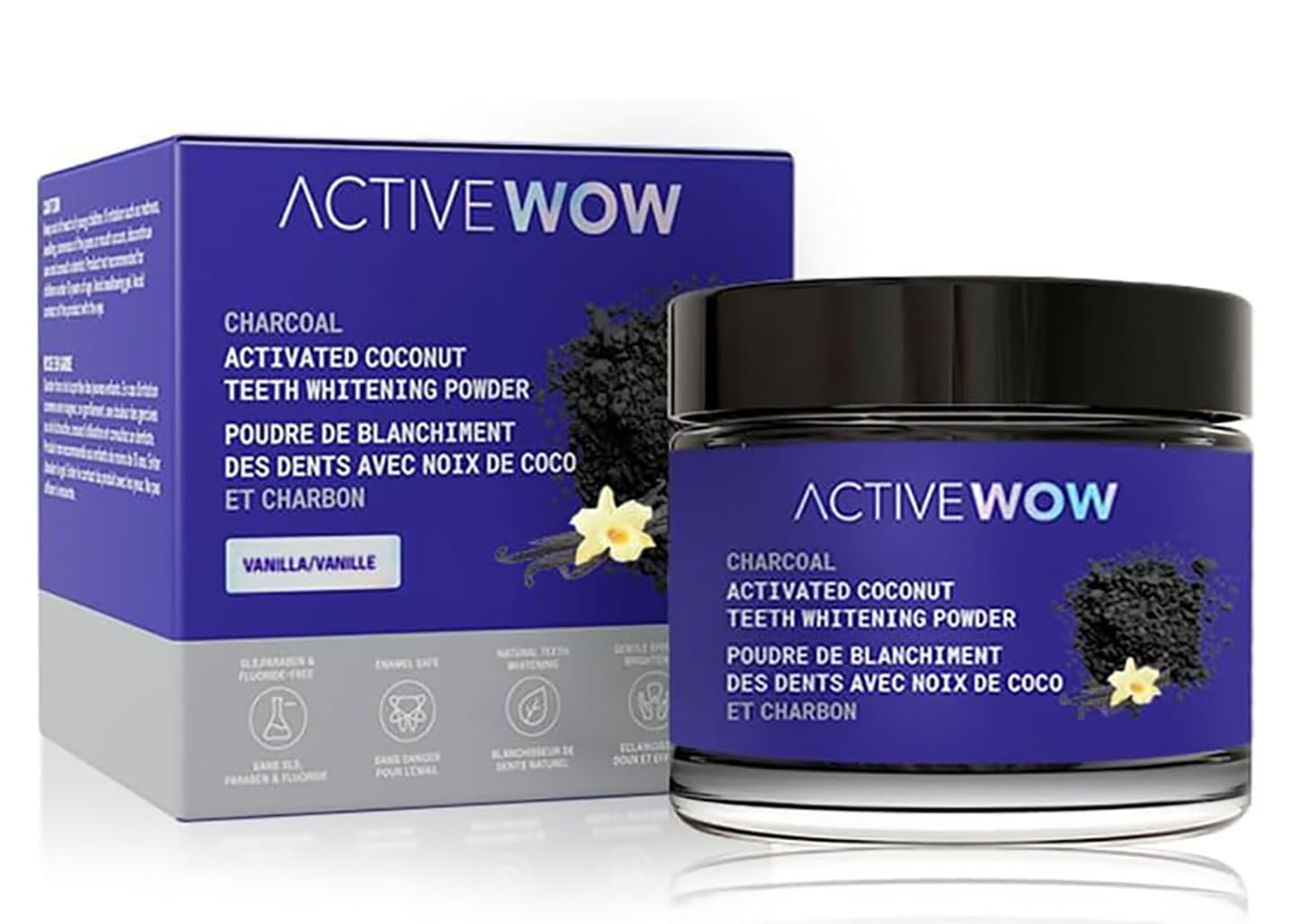 Active Wow Activated Coconut Powder Toothpaste Jar — 0.71 oz