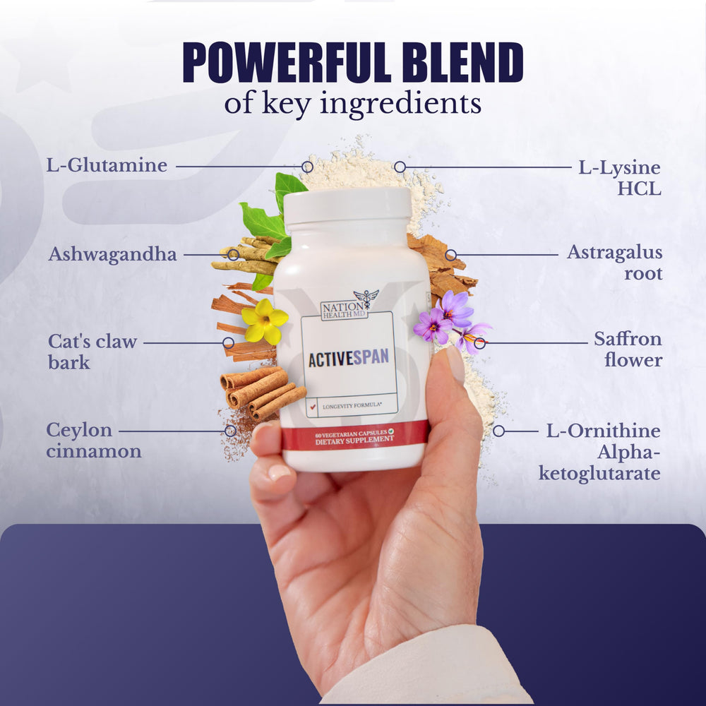 Ashwagandha plant used in ActiveSpan formula
