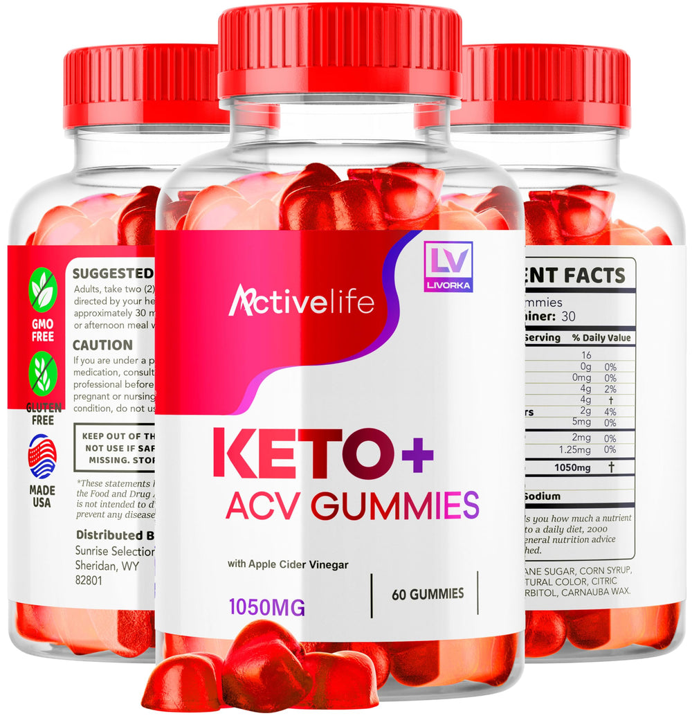 ActivLife Keto ACV Gummies supplement facts image
