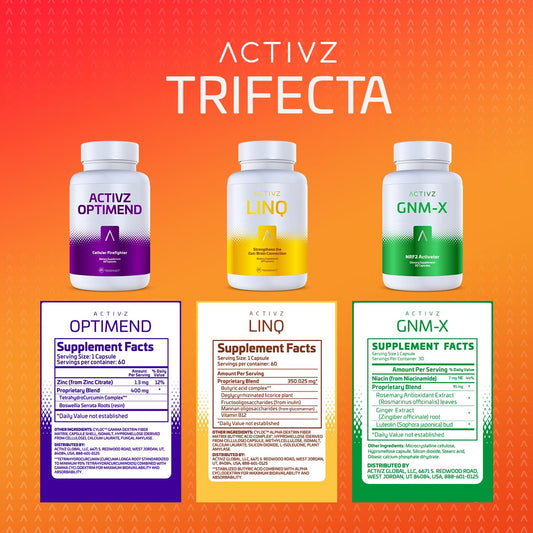 GNM-X product panel showing advanced Nrf2 activation